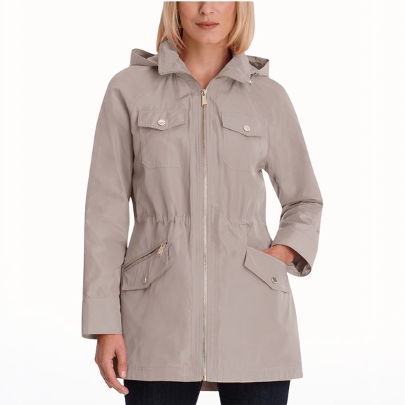 Michael Kors Hooded Women’s Trench-Jacket - L - Picture 14 of 15